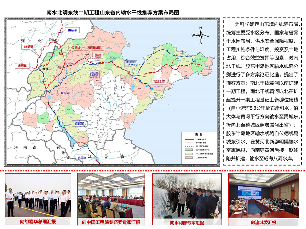 科學(xué)謀劃南水北調(diào)東線(xiàn)二期山東省內(nèi)輸水干線(xiàn)布局方案